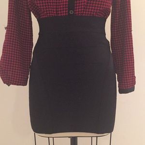 SOLD! NOT FOR SALE- Bebe Black Bandage Skirt